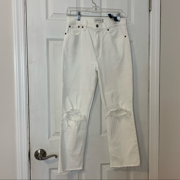 Abercrombie & Fitch Denim - Abercrombie Ultra High Rise Ankle Straight Jeans